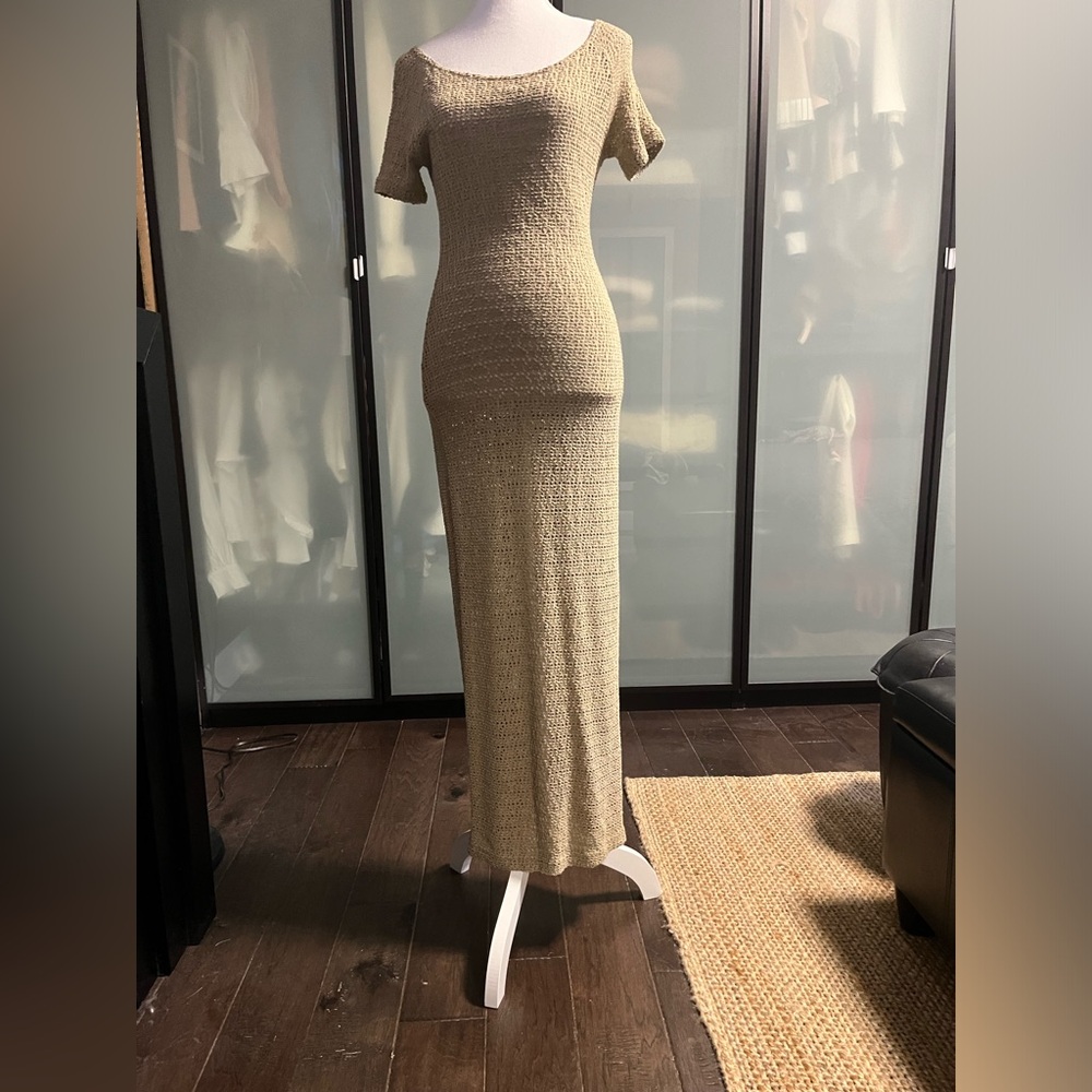 Sheer maxi dress